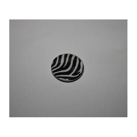 Button - Zebra