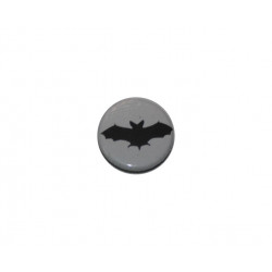 Button - Fledermaus (w/s)