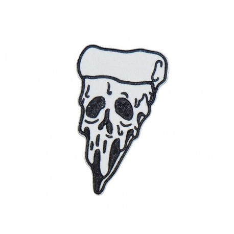 Aufnäher (gestickt) - Pizza Skull