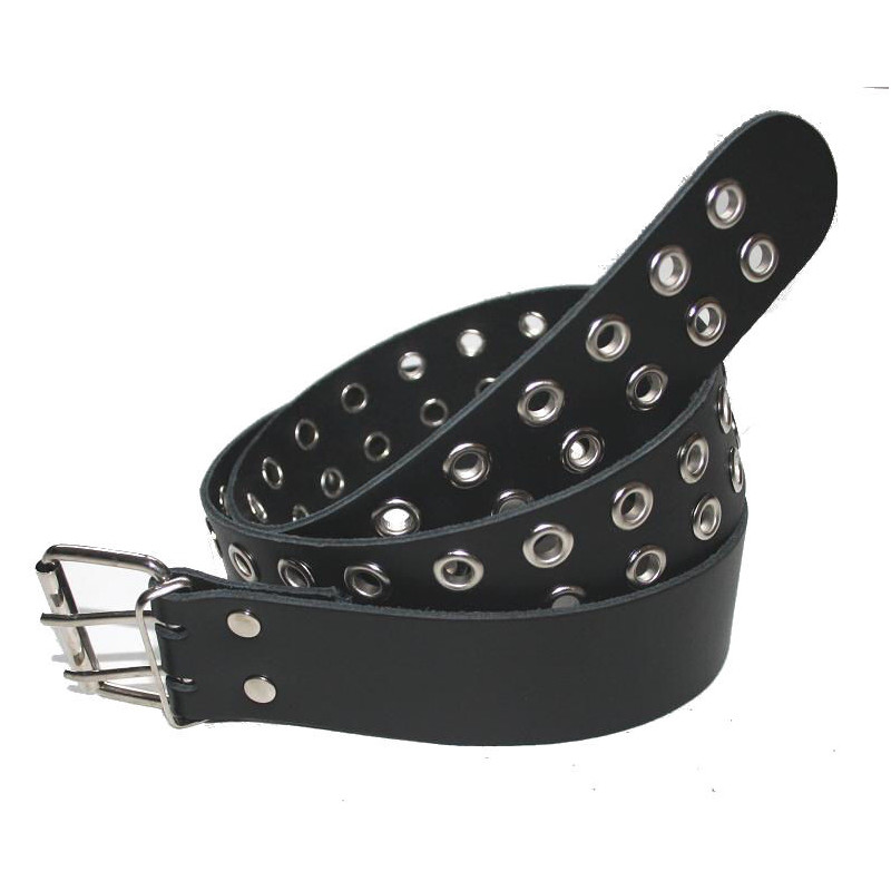 Ledergürtel mit Lochnieten