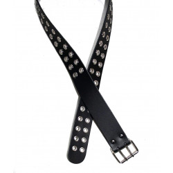 Ledergürtel mit Lochnieten