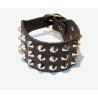 Nietenarmband 3 reihig Spitznieten