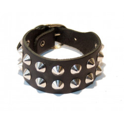 Nietenarmband 2 reihig Spitznieten