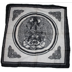 Tuch (1x1m) mit Motiv - "Keltische Muster"