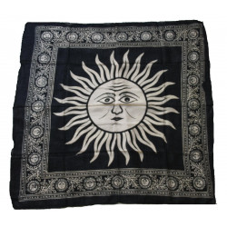 Tuch (1x1m) mit Motiv - "Sonne"