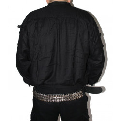 Gothic Hemd mit Schnallen und Schnürung