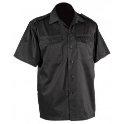 Army Uniform Hemd Schwarz kurzarm
