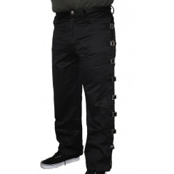 Gothic Hose mit seitlichen Schnallen