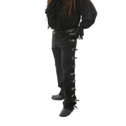Gothic Hose mit seitlichen Schnallen