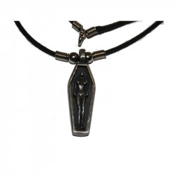 "Der Sarg" Anhänger mit Band