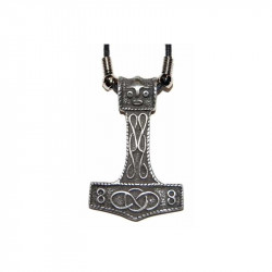 "Mjölnir" groß - Anhänger mit Band