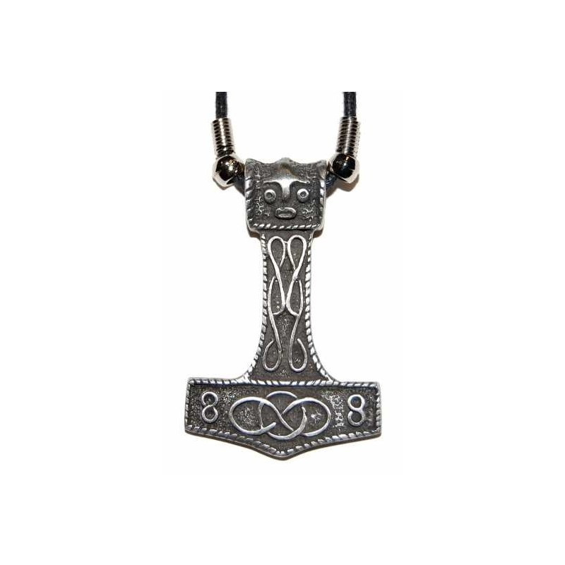 "Mjölnir" groß - Anhänger mit Band