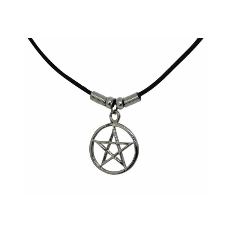 Pentagramm - Anhänger mit Band