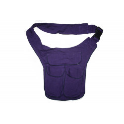 Gürteltasche, Baumwolle, Lila