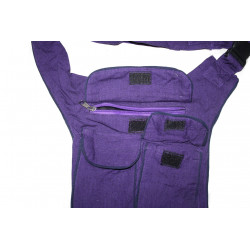 Gürteltasche, Baumwolle, Lila