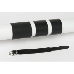 Lederarmband Blanko Schwarz