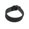 Lederarmband Blanko Schwarz