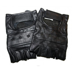 Lederfingerlinge mit Nieten echt Leder