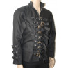 Gothic Schnallen Jacke / Bondagejacke Schwarz von Bäres