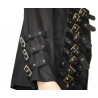 Gothic Schnallen Jacke / Bondagejacke Schwarz von Bäres
