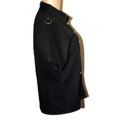 Damen Hemdbluse mit D-Ringe aus Baumwolle von Bäres